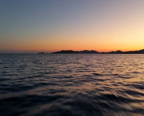 Sunset Kekova View from A Sunset Boat Tour