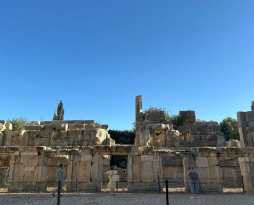 The outer wall of Myra's ancient theater, showing the resilience of Lycian stone architecture