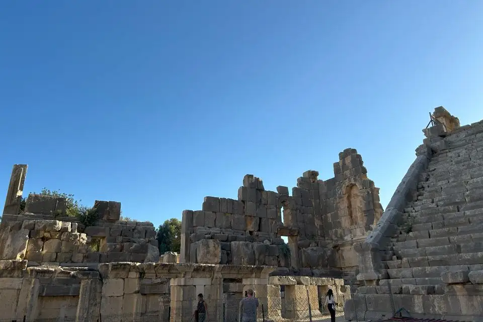 Demre Day Tour from Antalya - Stone seats and surrounding walls of Myra's ancient theater, preserving the ambiance of past performances.